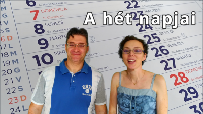A hét napjai olaszul