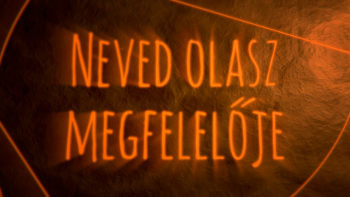 Magyar nevek olaszul