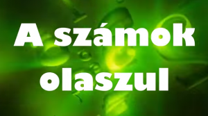 A számok olaszul
