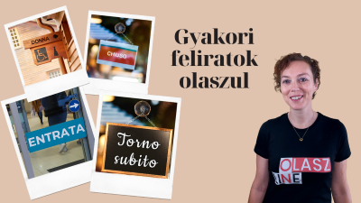 Gyakori feliratok olaszul