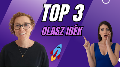 A 3 leggyakrabban használt olasz ige