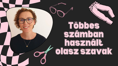 Többes számban használt olasz főnevek